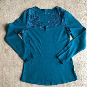 2/$15 Cleo Long Sleeve Cotton Shirt NWOT